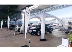 Wholesale Customized Outdoor Event Tent , Heat Sealed Pvc Inflatable Booth from china suppliers