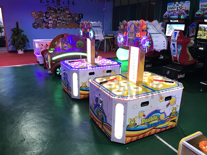 Hitting Hammer and Mouse Redemption Game Machine For Children
