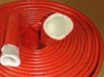 2.2mm Silicone Rubber Fiberglass Sleeving Silicone Coated Sleeving