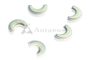 Wholesale Ivory Electrical Component Metallized Alumina Ceramics Insulator Anti corrosion from china suppliers