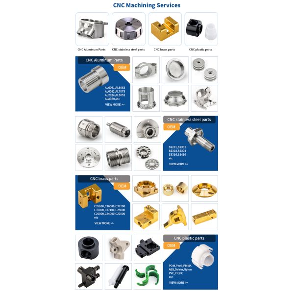 Various CNC machined components
