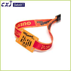Wholesale Music Festival Fabric Woven NFC Tag NFC Wristband from china suppliers