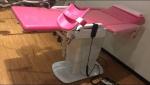 Hospital Pink Electric Gynaec Examination Table Obstetric tableDelivery Bed With