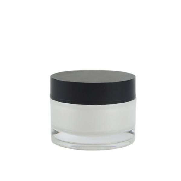 Straight Round Shape Acrylic Plastic Container for Customized 150g Capacity