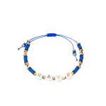 Polymer Clay Beaded Letter Bracelet , 7.4*8mm Alphabet Bead Bracelets