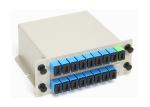 1x16 Single Mode Fiber Optic PLC Splitter cassette, optical fiber splitter