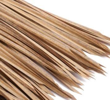 Customized Fireproof Synthetic Tropical Thatch Roofing Tiles for Hotel HDPE Tiki