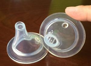 China High Borosilicate Silicone Nipple Bottles With Breast Simulation Nipple , Heat Resisitant on sale