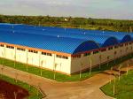 Arch Roof Workshop Curved Roof Metal Buildings Arc Steel Structure Construction