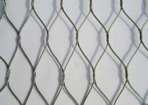 Wholesale Red PVC Coated Zoo Aviary Netting 1.5mm Stainless Steel Ferrule Rope Mesh from china suppliers