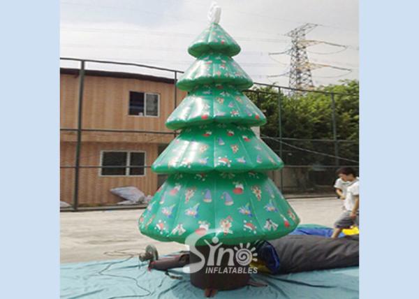 6m high outdoor giant advertising inflatable Christmas tree on sale for
