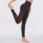 Sexy Mesh Splice High Waist Womens Yoga Leggings XS-5XL Custom Size