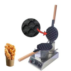 Wholesale Stainless Steel Non-stick Mini Heart Shape Cone Bubble Waffle Maker for Snack Machine from china suppliers