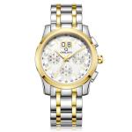 Custom Design Mens Quartz Watch Stainless Steel Bezel Logo Japan Movt OEM ODM