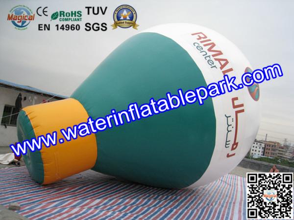 Custom Advertising Inflatable Roof Balloon , Outdoor Inflatable Balloons for