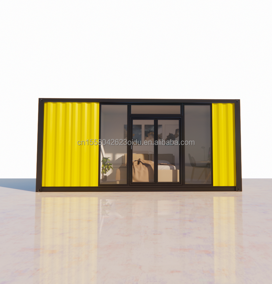 Prefabricated Houses Villas Steel Structure Container House Luxurious Tiny House with Window Aluminum Alloy Windows