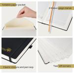 Monochrome Pages OEM ODM A5 2023 Planner Leatherette Paper Hardcover