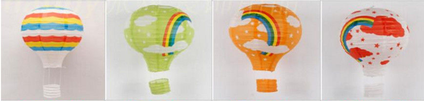 Hot Air Balltoon Paper Lanterns, Shopping Arcade Celebrations, Birthday Parties, Kindergarten Hanging Ornaments