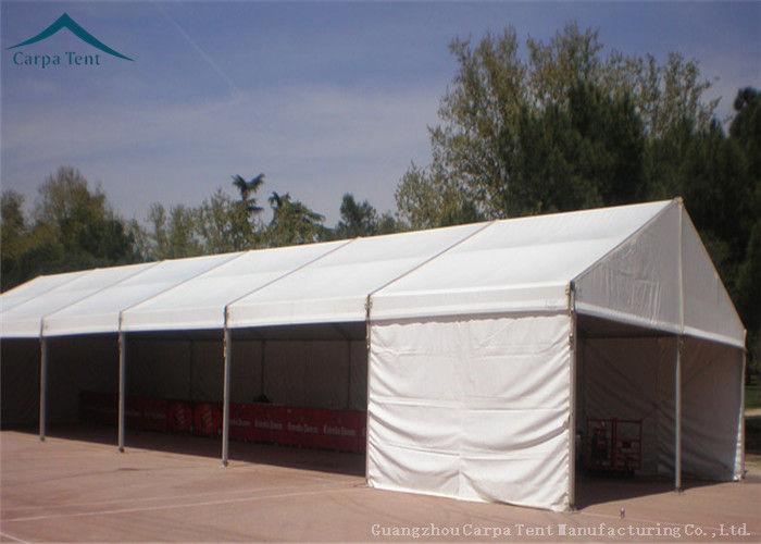 Temporary Warehouse Canopy Clear Span Tent With Fireproof PVC Fabric
