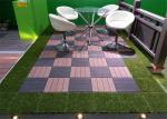 Anti - Slipping Interlocking Wood plastic Composite Deck Tiles Outdoor 300 *