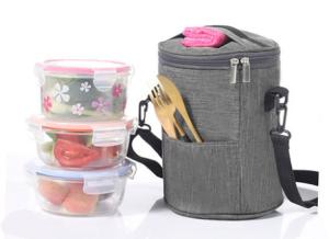 Wholesale Round Insulated reusable custom cooler bag aluminium foil lunch bags from china suppliers