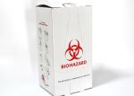 Biohazard Waste Needle Collection 5L Medical Sharps Box White safe box Foldable
