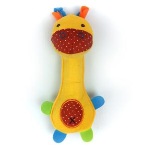 Wholesale 20cm short fabric chewing dog toy with sounding balloon for training from china suppliers