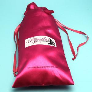 Wholesale Satin Hair Extension Storage Bag , Small Size Jewellery Packaging Pouch from china suppliers