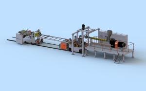 Wholesale PLA Sheet Making Machine PLA Thermoforming Three Layer Sheet Extrusion Line Customized from china suppliers