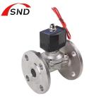 Stainless Steel Flange Connection Electric Water Fluid Solenoid Valve GB/12224