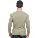100% Cotton Khaki FR Henley Shirts NFPA2112 UL Certified Men Use