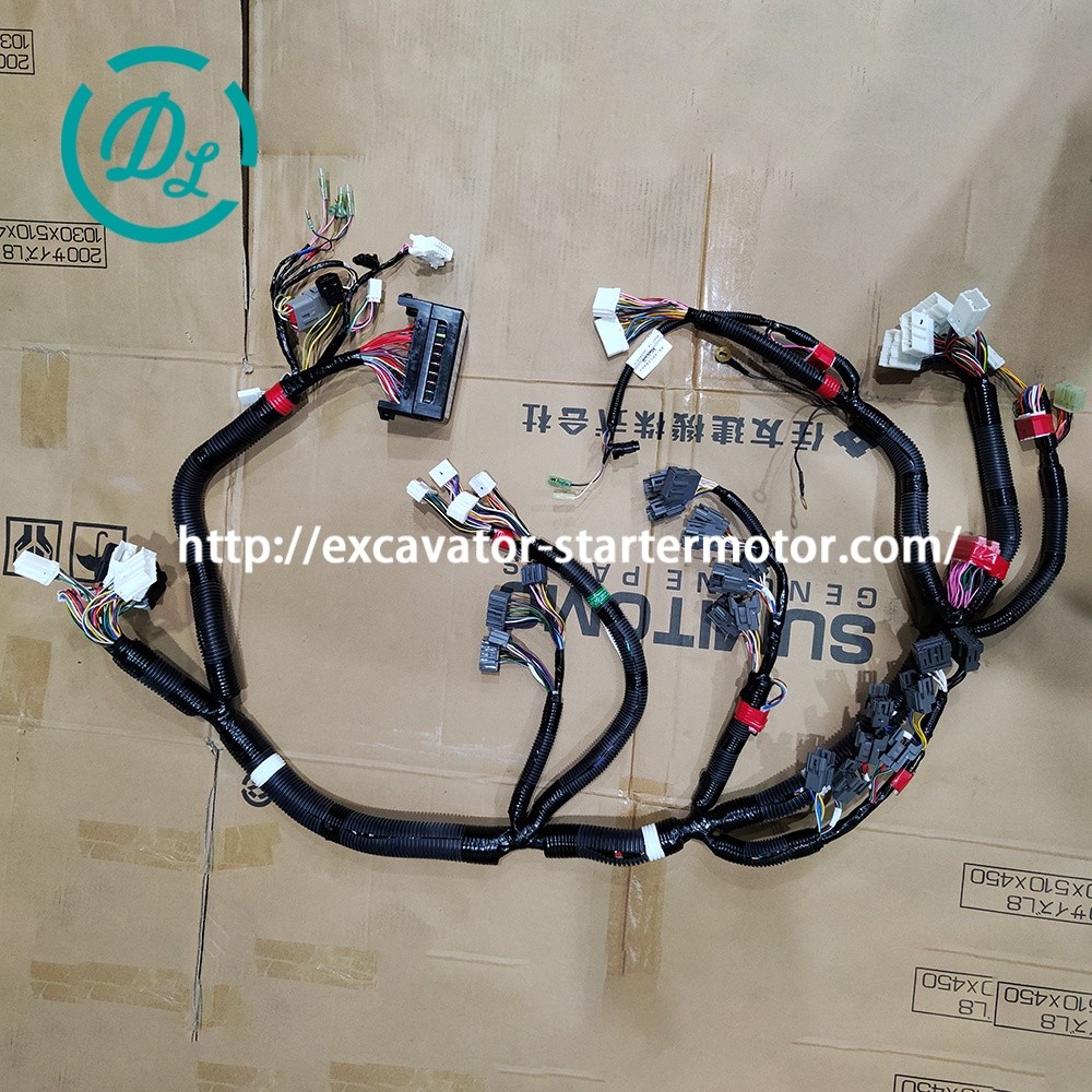 Excavator Spare Parts Cab Wire Harness KHR62280 KHR39610 Sumitomo