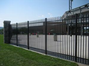 Wholesale Powder Coated Steel Trellis Fence , Garden Palisade Fencing For Decoration from china suppliers