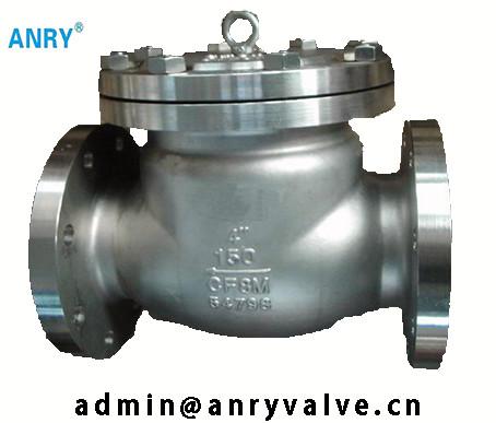 Water Pressure Seal Check Valve SS304 SS316 CF8 CF8M Body Stellite Overlay Disc