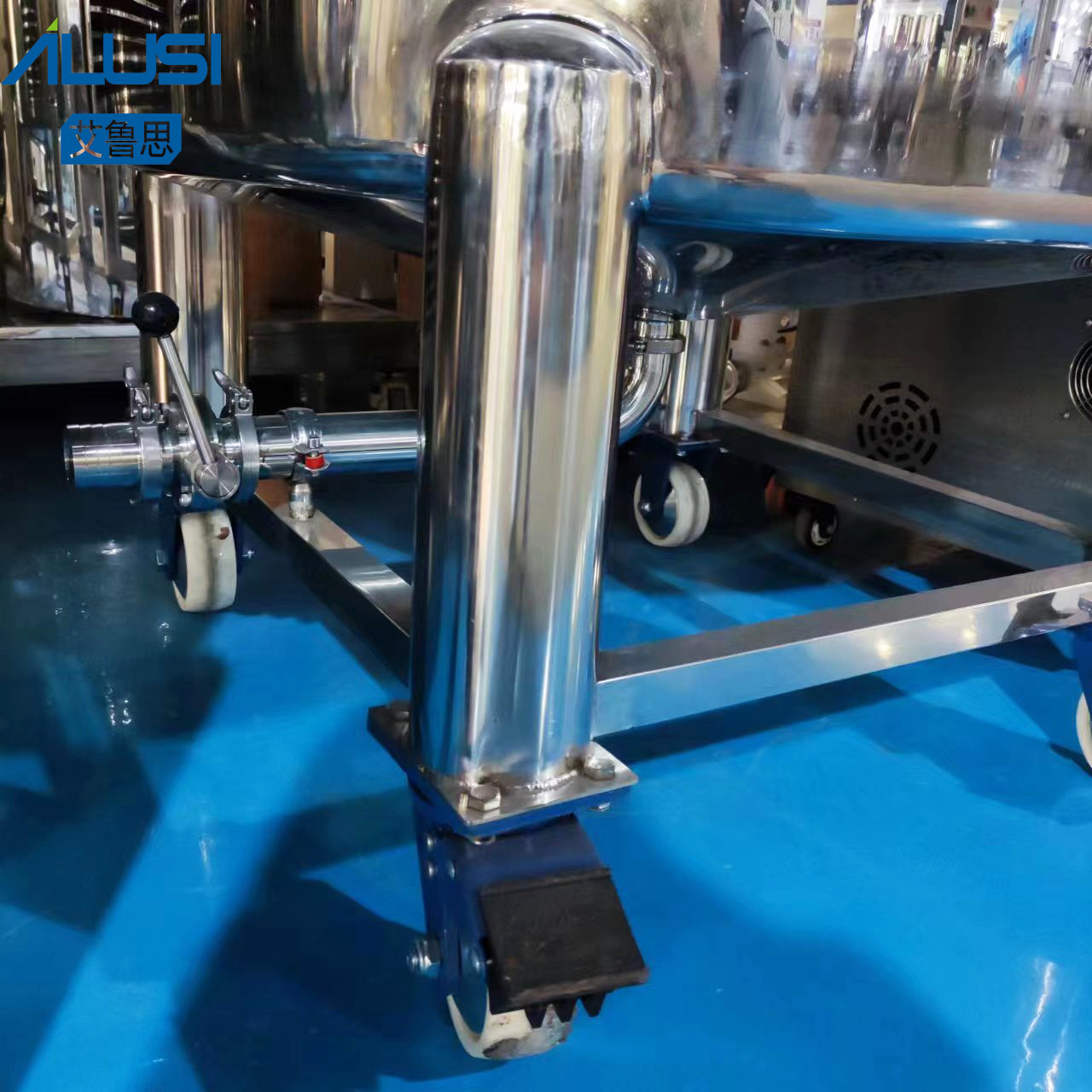 Top Open Stainless Steel Storage Tank 100-20000L Water Detergent Single Layer SS Container