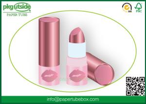 Wholesale Cosmetics Round Paper Lipstick Tubes Canister 100% Eco Kraft For Lip Balm from china suppliers
