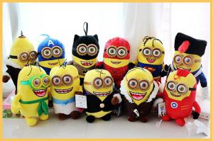 Wholesale Despicable me 3 Minions with 3D eye / Avengers Plush Toys / Super Hero Super man , Batchman , Iron Man  ,spiderman from china suppliers
