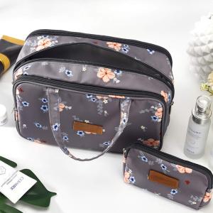 Wholesale Water Resistant Floral Nylon Toiletry Bags For Girl from china suppliers