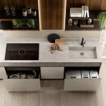 Customized Luxury Modern Beige Color Kitchen Cabinets Whole Kitchen Design