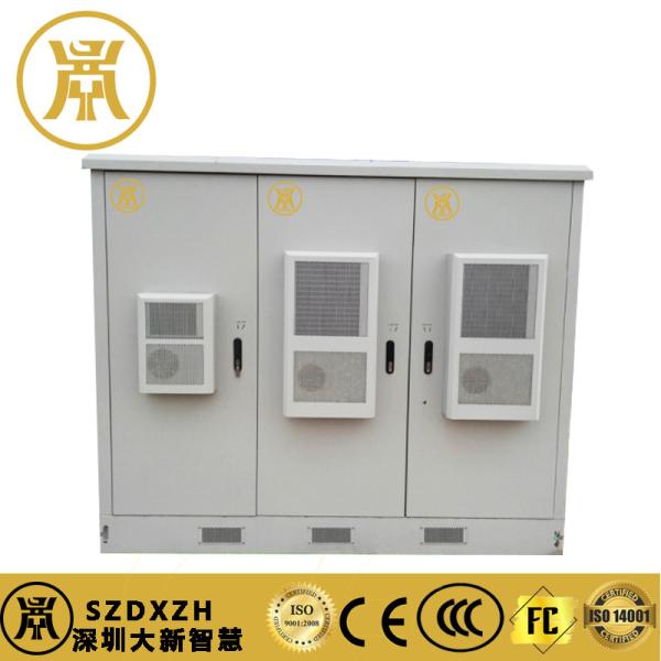 Integrated Outdoor Power Supply Enclosure Three Compartment Outdoor Battery