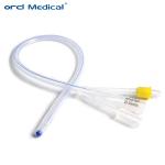 Manufacturer Foley Catheter 100% Silicone 2-Way Balloon Urine Catheter 14 Fr