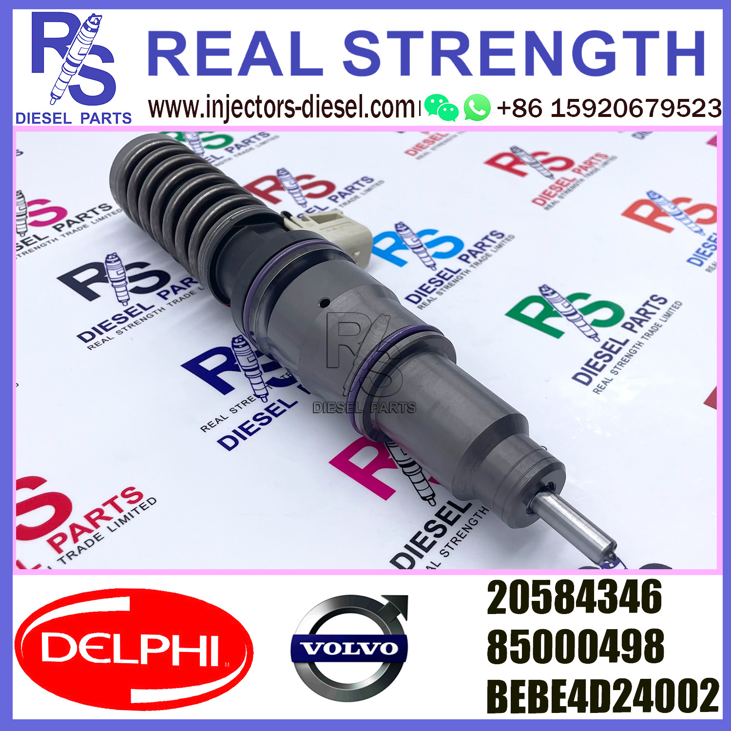 V-O-L-V injector 20584346 diesel Fuel Injection Injector 20584346 85000498 BEBE4D24002 E3.18 for V-O-L-V MD13 HIGH POWER