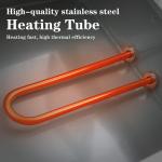 270*330*100mm Pan Size 220V Glass Cover Bain Marie with 3/4/5/6 Plates