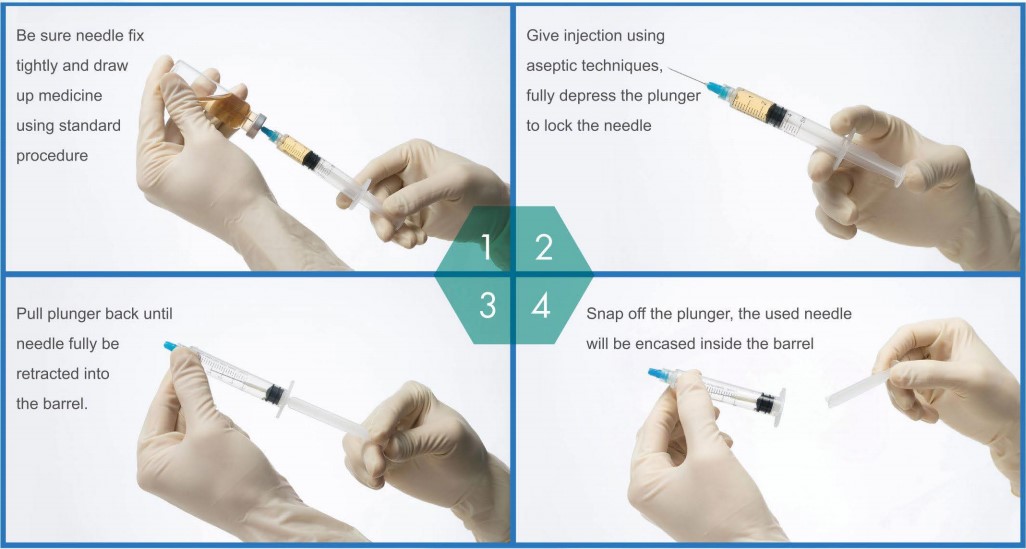 Needle retractable safety syringe with needle