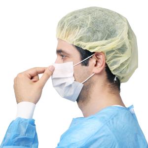 Wholesale Surgical Disposable Non Woven Bouffant Head Cover For Doctor from china suppliers