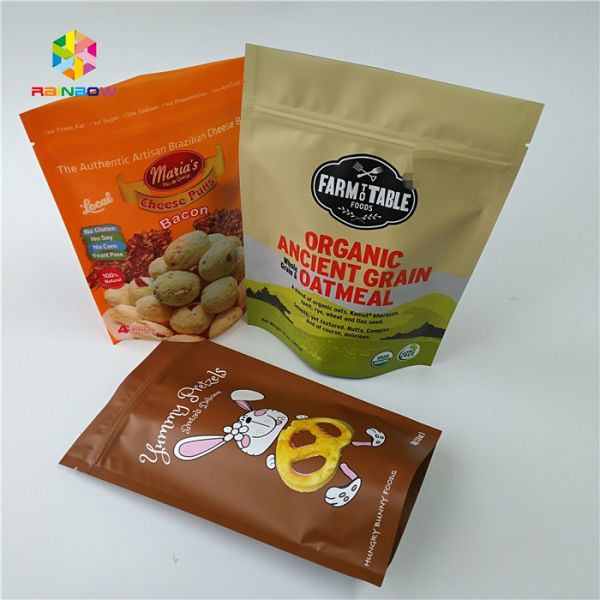 custom mixed nuts Milk shake protein powder packaging aluminum foil nuts stand up bags