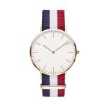 ODM Women Quartz Wrist Watch 5ATM Waterproof Nylon Band Watch