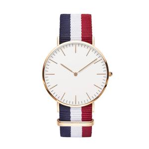 Wholesale ODM Women Quartz Wrist Watch 5ATM Waterproof Nylon Band Watch from china suppliers