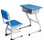 School Furniture Child Metal Single Desk And Chair Iron Study Table And Chair