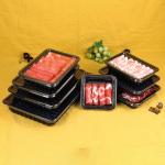 Disposable 33*22*5cm Plastic Food Tray Whole Chicken Meat Dessert Tray PP MAP